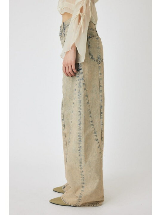 楽天市場】【SALE／50%OFF】CURVED LINE CHEMICAL BAGGY MOUSSY 