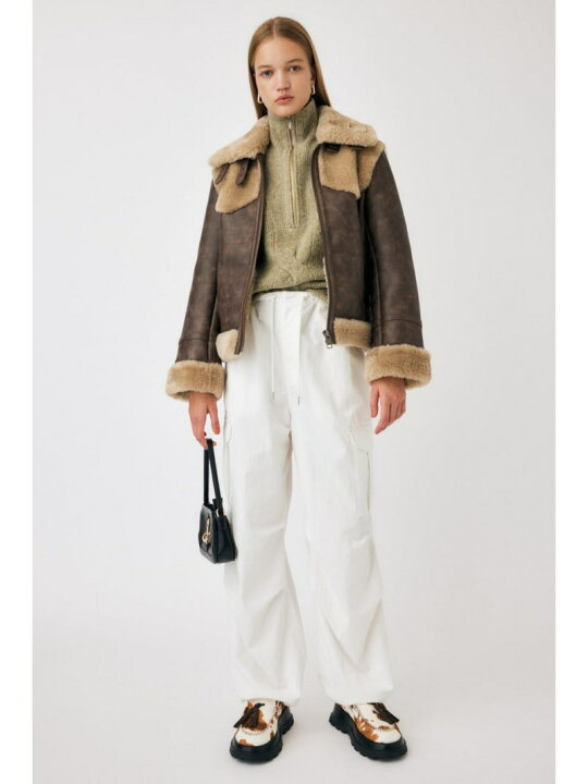 楽天市場】【SALE／60%OFF】F/SHEARLING ジャケット MOUSSY マウジー 