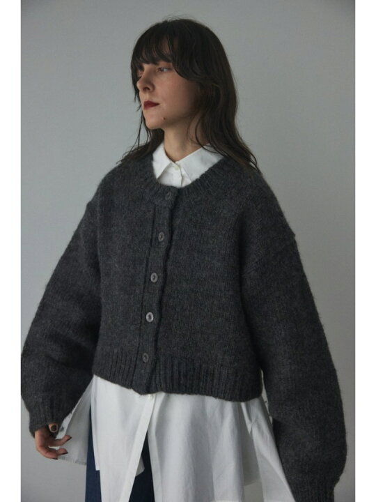 楽天市場】wool compact cardigan BLACK BY MOUSSY ブラックバイ 