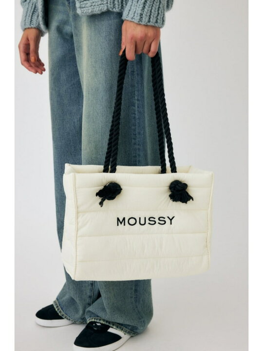 楽天市場】MOUSSY SOUVENIR QUILT ショッパー MOUSSY マウジー バッグ 