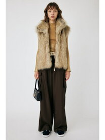 【SALE／30%OFF】LONG FUR ベスト MOUSSY マウジー トップス ベスト・ジレ ホワイト【RBA_E】【送料無料】[Rakuten Fashion]