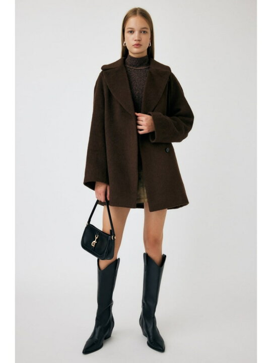楽天市場】【SALE／60%OFF】BIG COLLAR MINI コート MOUSSY マウジー 