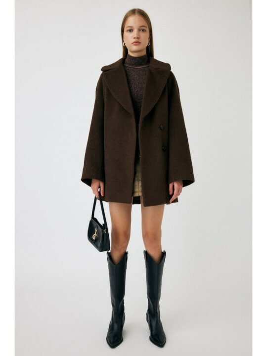 楽天市場】【SALE／60%OFF】BIG COLLAR MINI コート MOUSSY マウジー 