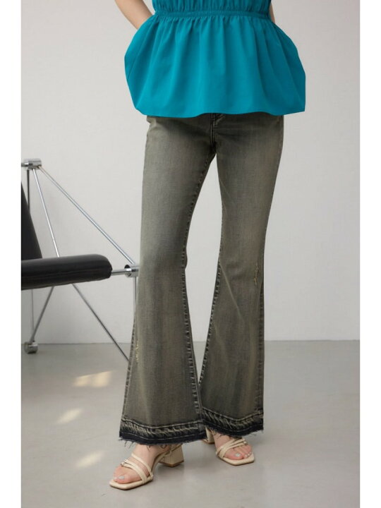 AZUL BY MOUSSY アズールバイマウジー ジーンズ デニム デニムパンツ WEB限定 AZUL DENIM フレアデニムロング丈 レディース ZOZOTOWN Yahoo 店 - 通販 - Yahoo ショッピング