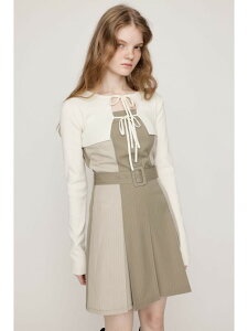�ySALE�^50%OFF�zBOX PLEATS CAMI S/OP SET SLY �X���C �����s�[�X�E�h���X �����s�[�X �O���[ �x�[�W���yRBA_E�z�y���������z[Rakuten Fashion]