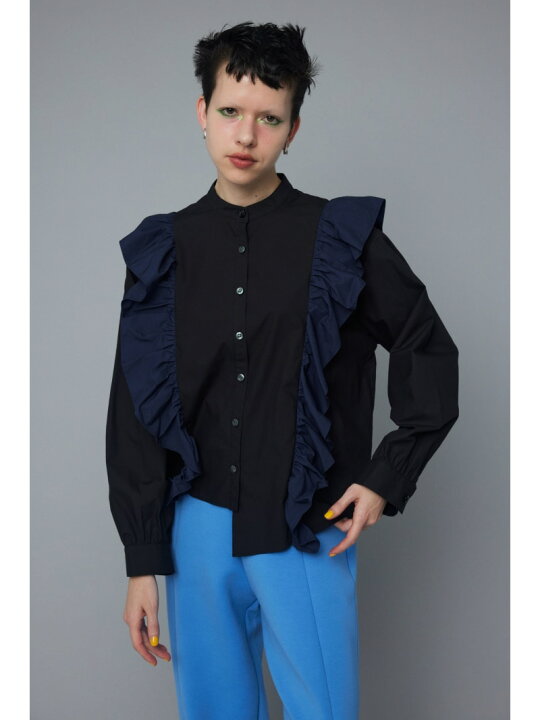 楽天市場】Many frill shirt HeRIN.CYE ヘリンドットサイ トップス 