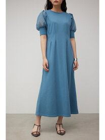 【SALE／50%OFF】袖シアー半袖ワンピース AZUL BY MOUSSY アズールバイマウジー トップス キャミソール ブラック ホワイト【RBA_E】[Rakuten Fashion]