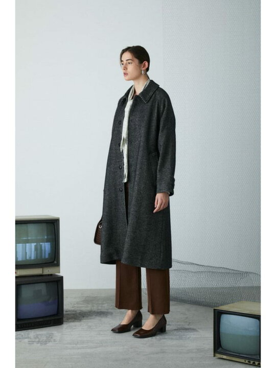楽天市場】【SALE／30%OFF】BAL COLLAR ロングコート MOUSSY マウジー 