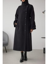 サイドスリットロングコート | ファッション通販サイト NUGU MOUSSY 