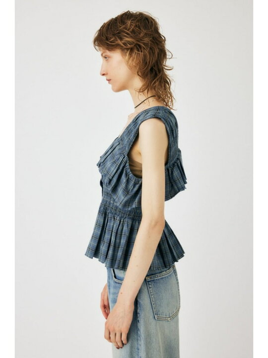 楽天市場】【SALE／50%OFF】CHECK GATHER トップス MOUSSY マウジー 