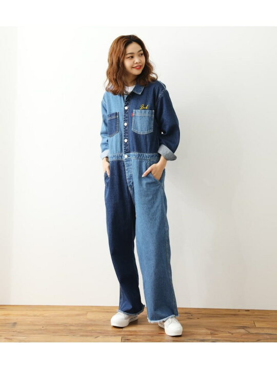 楽天市場】【SALE／30%OFF】ワークデニムオールインワン RODEO CROWNS  