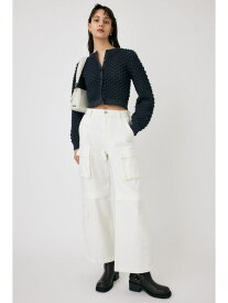 LOWRISE CARGO WHT STRAIGHT MOUSSY マウジー パンツ ジーンズ・デニムパンツ ホワイト【送料無料】[Rakuten Fashion]