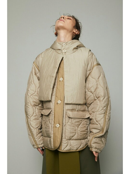 楽天市場】【SALE／20%OFF】Vest layered blouson HeRIN.CYE ヘリン 