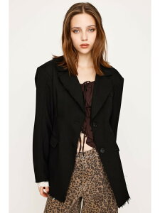 WAIST SHAPE CUT OUT �W���P�b�g SLY �X���C �W���P�b�g�E�A�E�^�[ ���̑��̃W���P�b�g�E�A�E�^�[ �O���[ �u���b�N�y���������z[Rakuten Fashion]