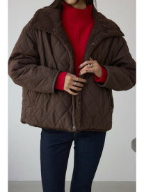 【SALE／40%OFF】リバーシブルキルティングボアブルゾン AZUL BY MOUSSY アズールバイマウジー ジャケット・アウター ブルゾン・ジャンパー ブラック ブラウン【RBA_E】【送料無料】[Rakuten Fashion]