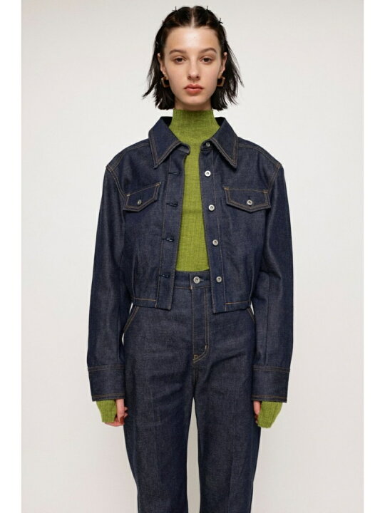 楽天市場】【SALE／20%OFF】CROP DENIM TUCK JK-A SLY スライ 