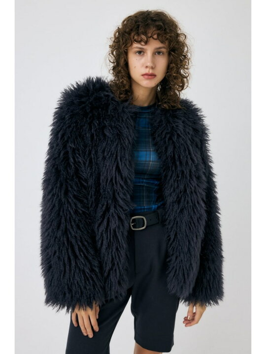 楽天市場】【SALE／30%OFF】MESSY FAUX ファーコート MOUSSY マウジー 
