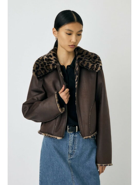楽天市場】REVER FAUX ファーコート MOUSSY マウジー ジャケット 