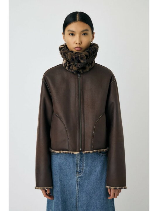 楽天市場】REVER FAUX ファーコート MOUSSY マウジー ジャケット 