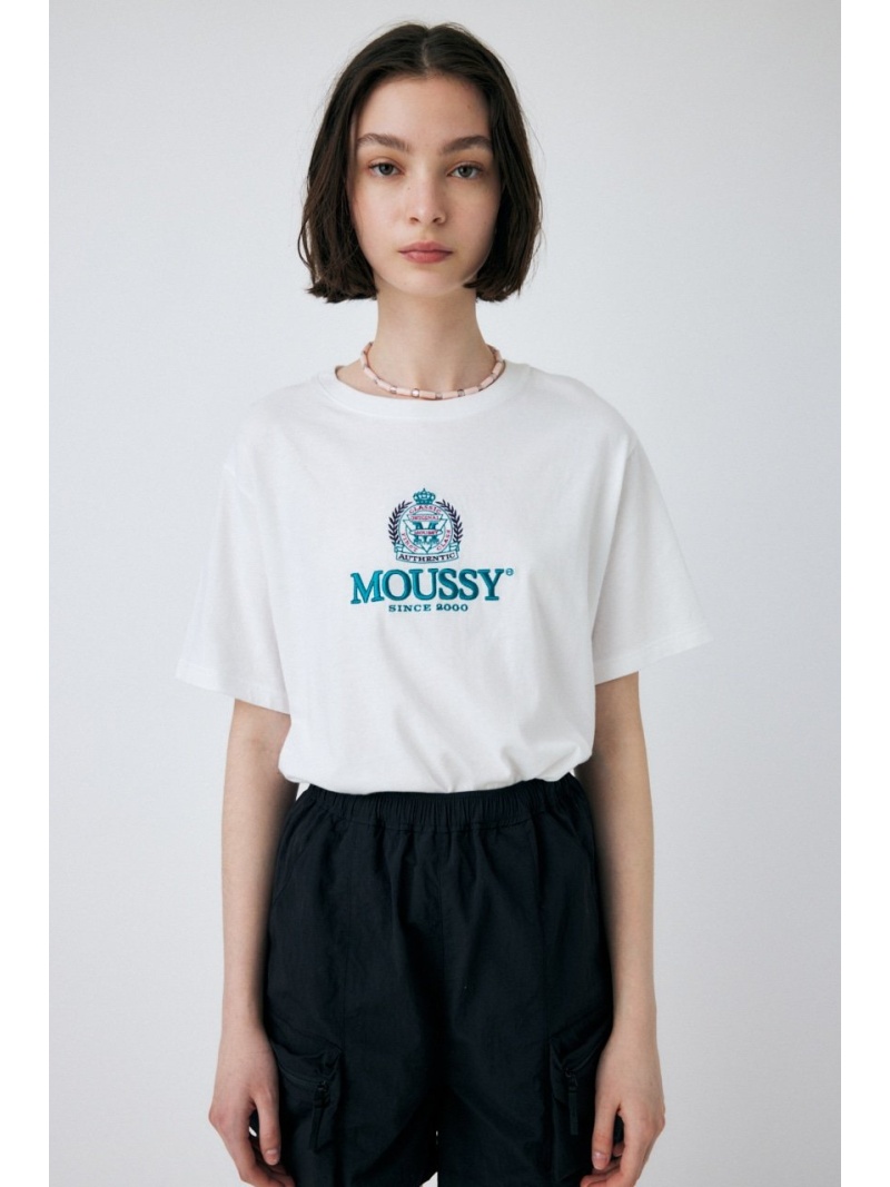 moussy ロゴTシャツ　グリーン