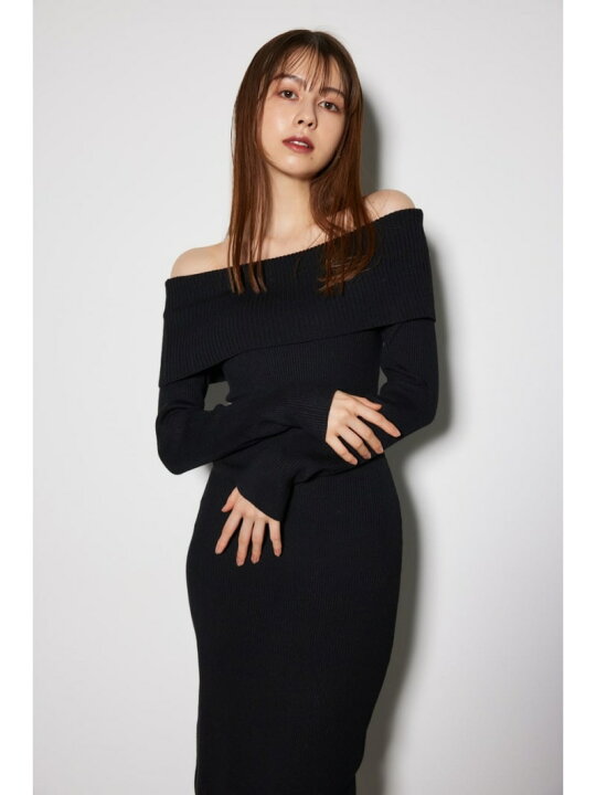 楽天市場】【SALE／45%OFF】オフショルダータイトニットワンピース  