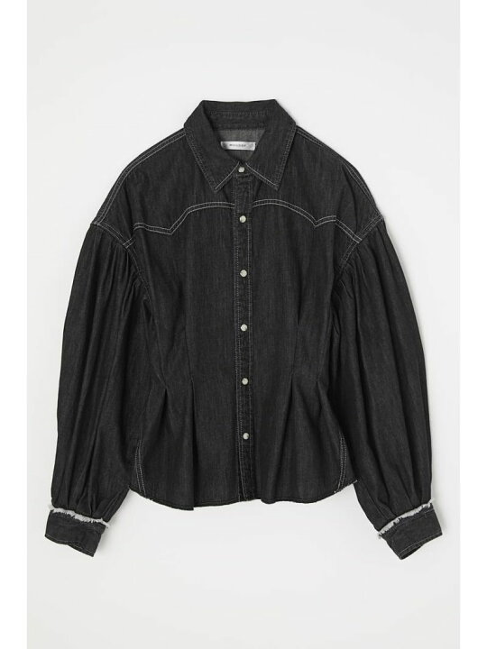 楽天市場】【SALE／60%OFF】WAIST TUCK PANEL DENIM シャツ MOUSSY 