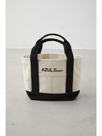 AZUL キャンバスパーティションミニバッグ AZUL BY MOUSSY アズールバイマウジー バッグ その他のバッグ ホワイト ブラック[Rakuten Fashion]