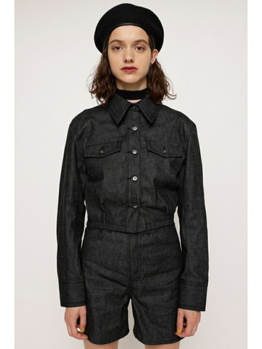 楽天市場】【SALE／20%OFF】CROP DENIM TUCK JK-E SLY スライ 