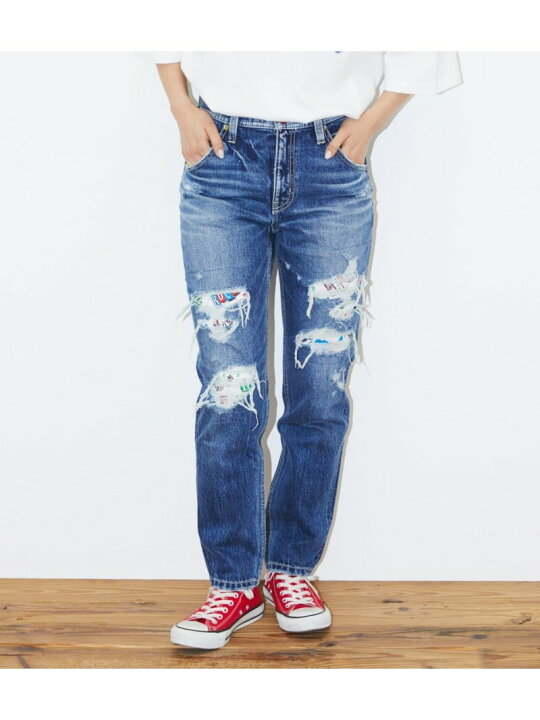 楽天市場】10th クラッシュデニム RODEO CROWNS WIDE BOWL ロデオ  