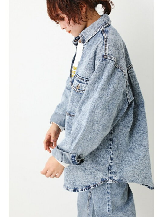 楽天市場】【SALE／60%OFF】WASH カラーデニムシャツジャケット RODEO 