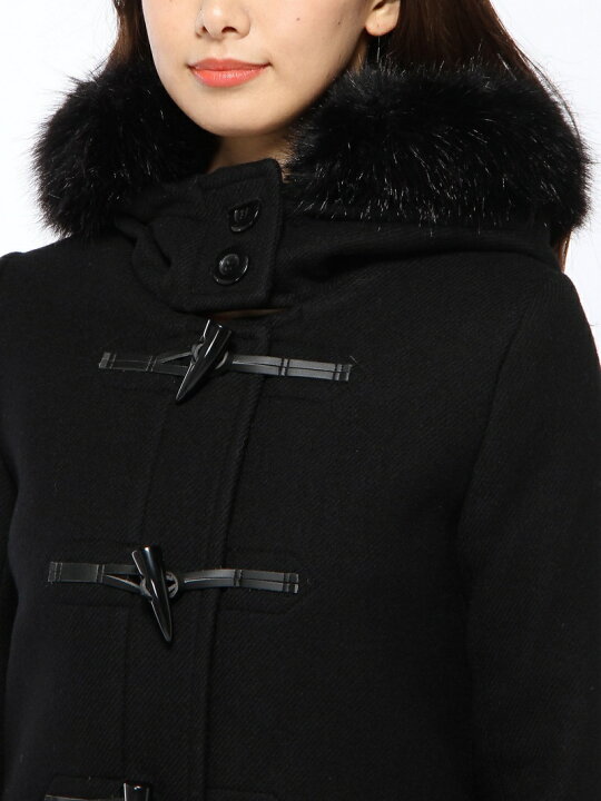 楽天市場】Faux Fur wool ダッフルCT rienda リエンダ ジャケット 