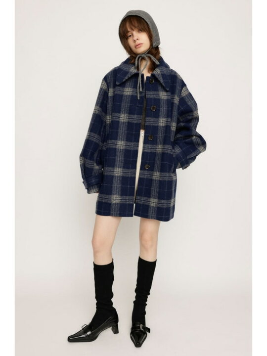 楽天市場】【SALE／20%OFF】OVER MIDI CHECK コート SLY スライ 