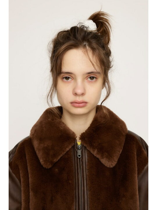 楽天市場】【SALE／20%OFF】FAUX FUR DOCKING G-1 ジャケット SLY 