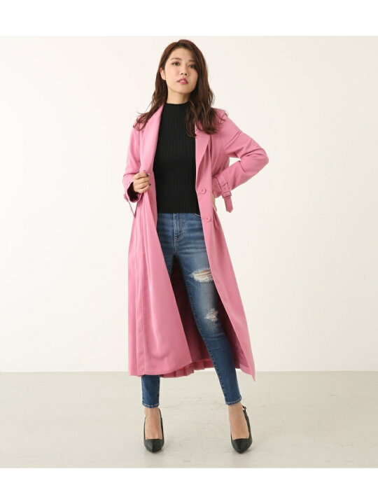 楽天市場】【SALE／61%OFF】スプリングプリーツトレンチコート rienda  