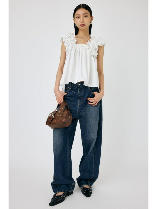 楽天市場】SHOULDER FRILLS トップス MOUSSY マウジー トップス その他 