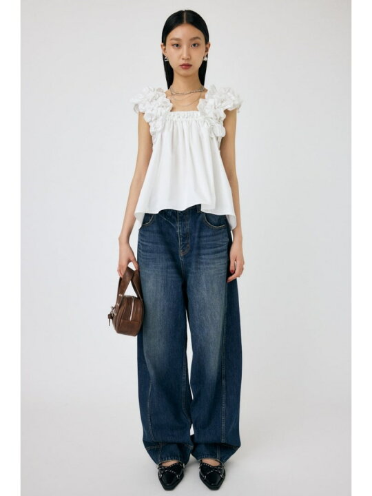 楽天市場】SHOULDER FRILLS トップス MOUSSY マウジー トップス その他 
