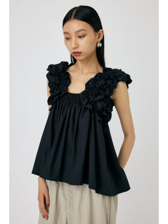 楽天市場】SHOULDER FRILLS トップス MOUSSY マウジー トップス その他 