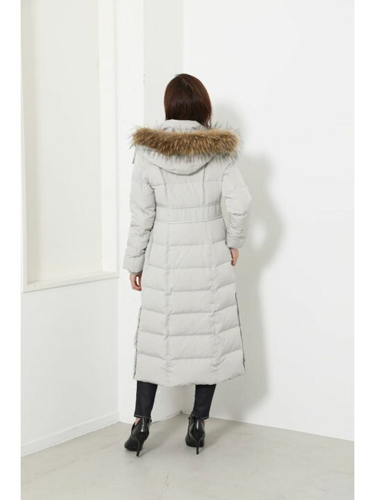 楽天市場】【SALE／50%OFF】Faux FurロングダウンCT rienda リエンダ 