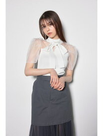 【SALE／40%OFF】バックオープンニットトップス rienda リエンダ トップス ニット ピンク ホワイト ブラック【RBA_E】【送料無料】[Rakuten Fashion]