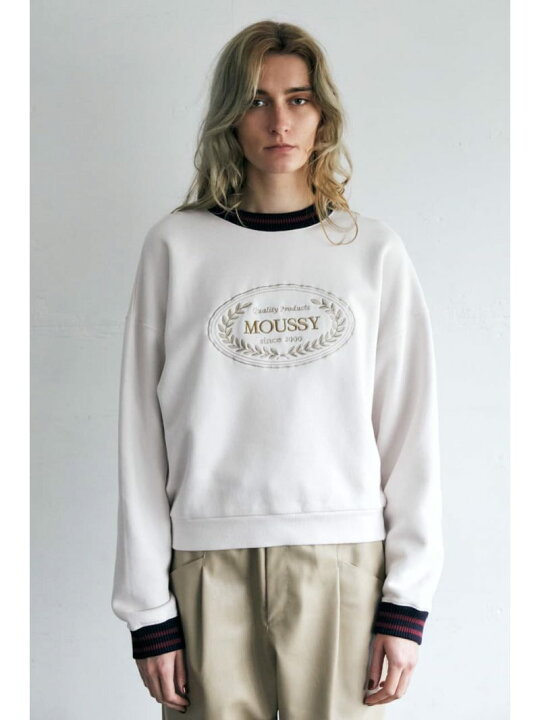 楽天市場】MOUSSY STRIPED RIB プルオーバー MOUSSY マウジー トップス 