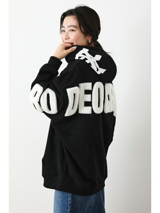 楽天市場】【SALE／20%OFF】バックアップリケロゴパーカー RODEO 