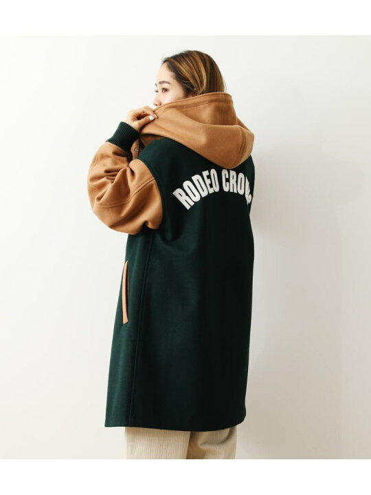 楽天市場】【SALE／50%OFF】ニットメルトンフーディーコート RODEO 