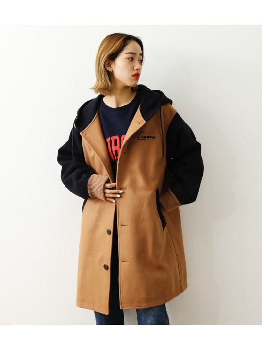 楽天市場】【SALE／50%OFF】ニットメルトンフーディーコート RODEO 