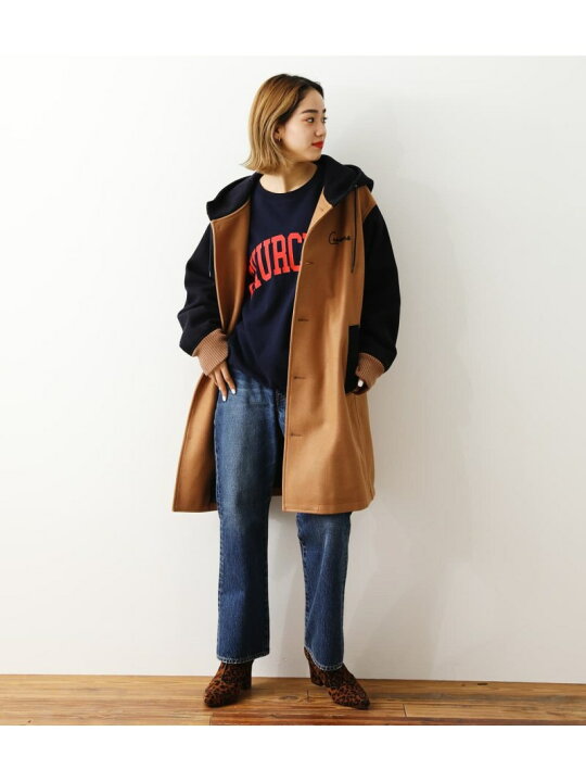 楽天市場】【SALE／50%OFF】ニットメルトンフーディーコート RODEO 