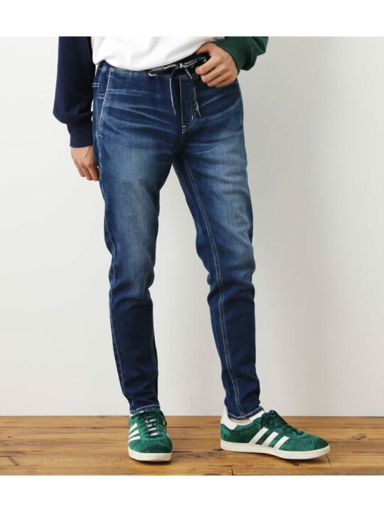 楽天市場】【SALE／50%OFF】ドビーデニム ジョガー パンツ RODEO 