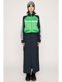 FRONT SLIT SIDE PK I LINE スカート SLY スライ スカート ミディアムスカート ネイビー グレー【送料無料】[Rakuten Fashion]