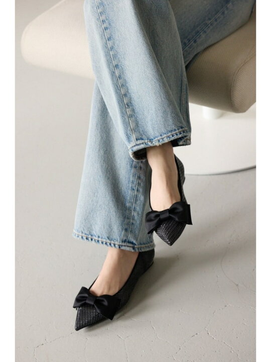 楽天市場】【SALE／12%OFF】ミラーリボンフラット STACCATO 
