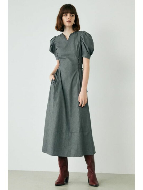楽天市場】【SALE／60%OFF】SIDE LACE UP ドレス MOUSSY マウジー 