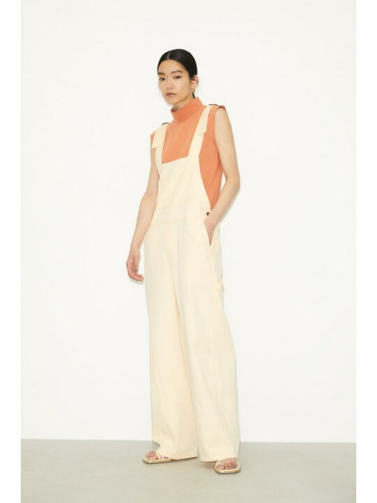 楽天市場 Throw Cotton Linen サロペット Sly スライ ワンピース オールインワン オレンジ カーキ 送料無料 Rakuten Fashion シェルターウェブストア
