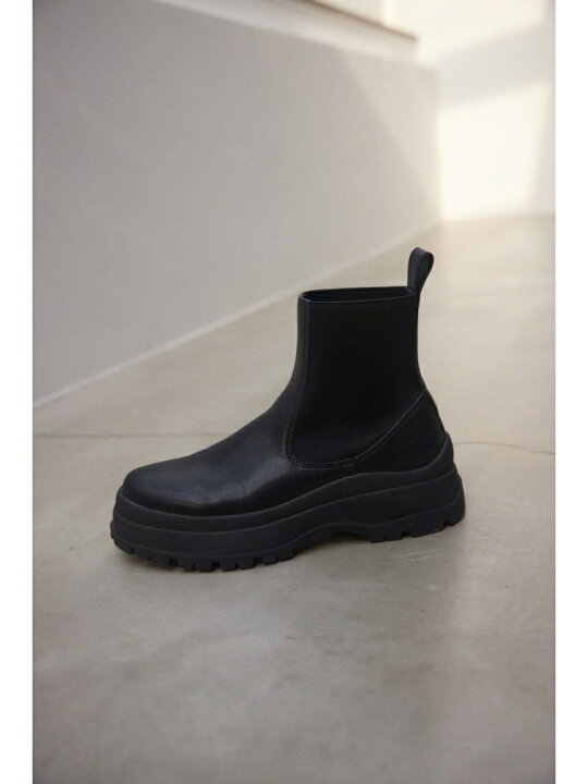 楽天市場】side gore boots BLACK BY MOUSSY ブラックバイマウジー 